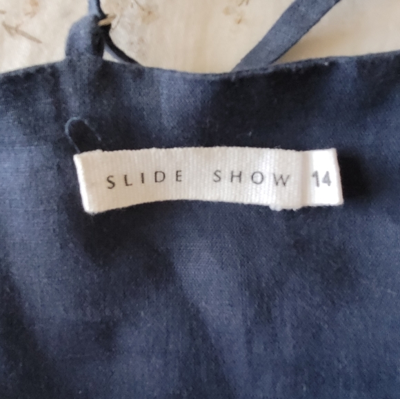 Slide show sundress linen blend - Picture 4 of 6